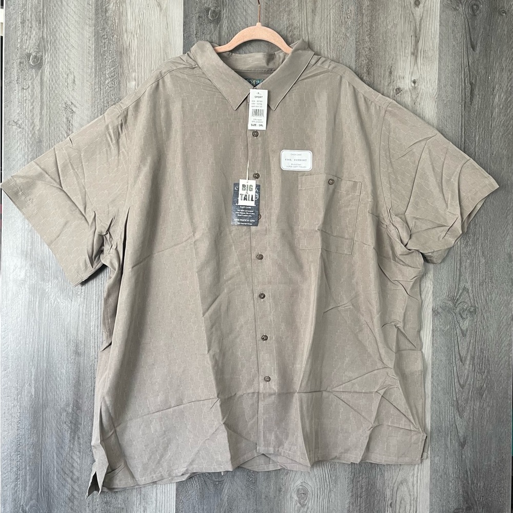 Campia Big & Tall 5xl Sport Shirt